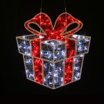 2D White/Red Gift Box – Outdoor LED Big Display Lights 