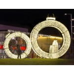 3D Ring - 1.5M - Large Wedding Festival Display Lights - Outdoor Decorations